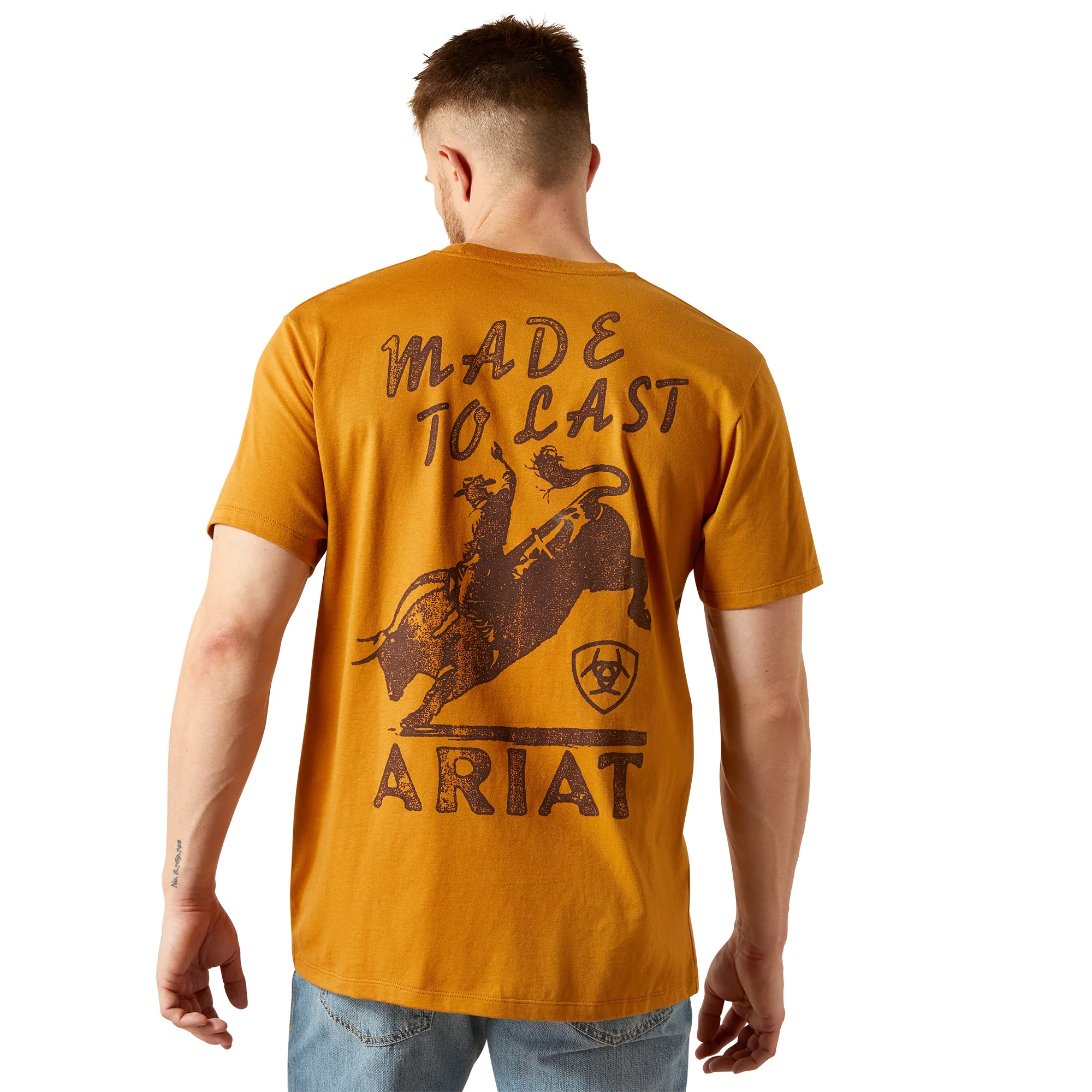 Ariat Mens Big Bull Rider T-Shirt - Image 2