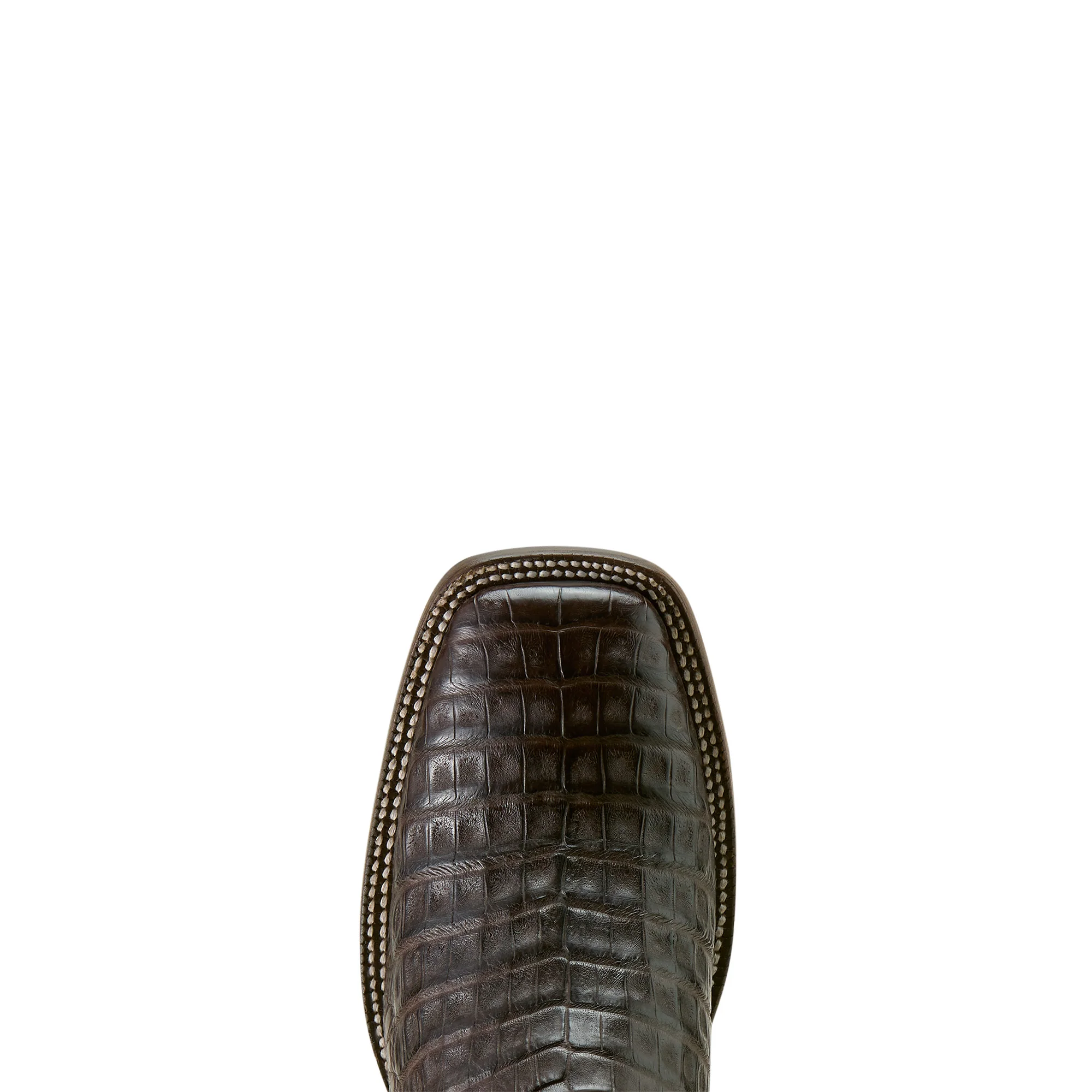 Ariat Mens Classic Callen Chocolate Caiman Belly Boots - Image 2
