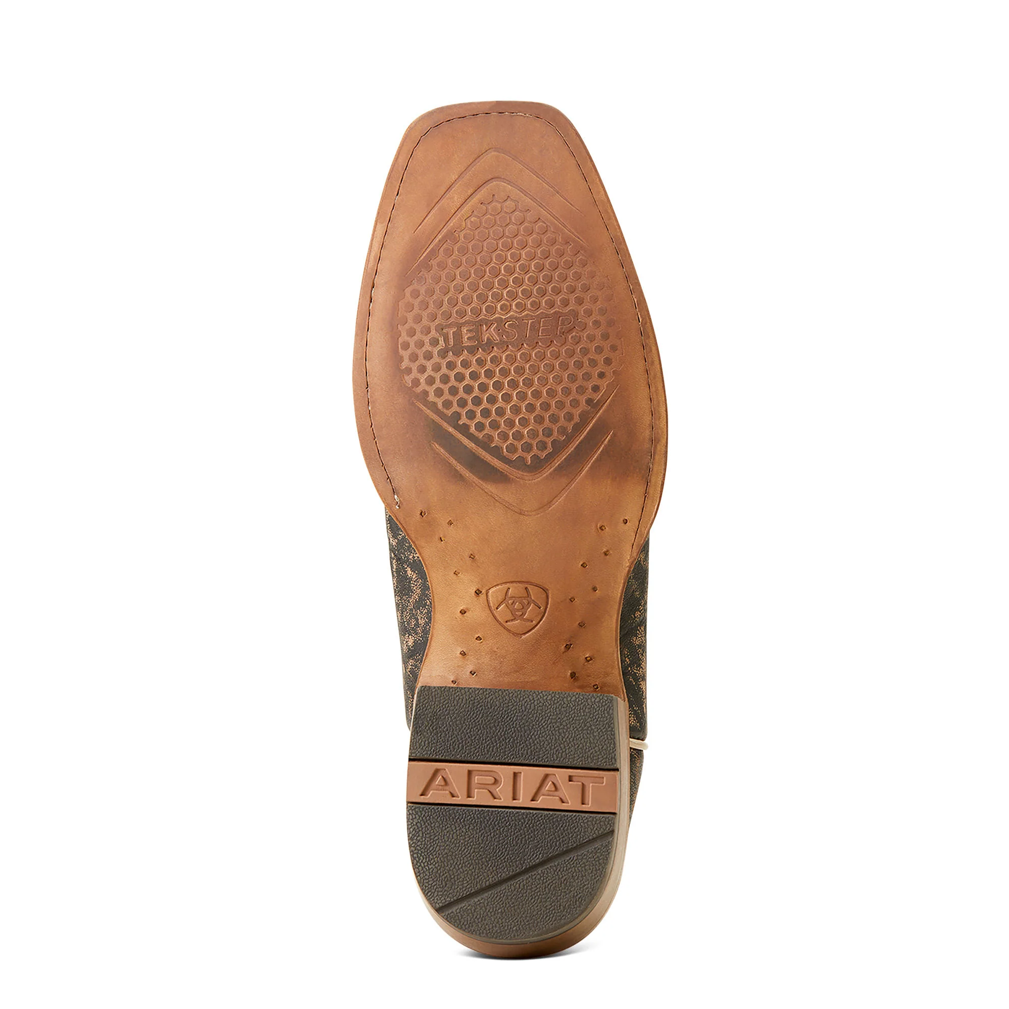 Ariat Mens Distressed Charcoal Futurity Time Western Elephant Print Boots - Image 3