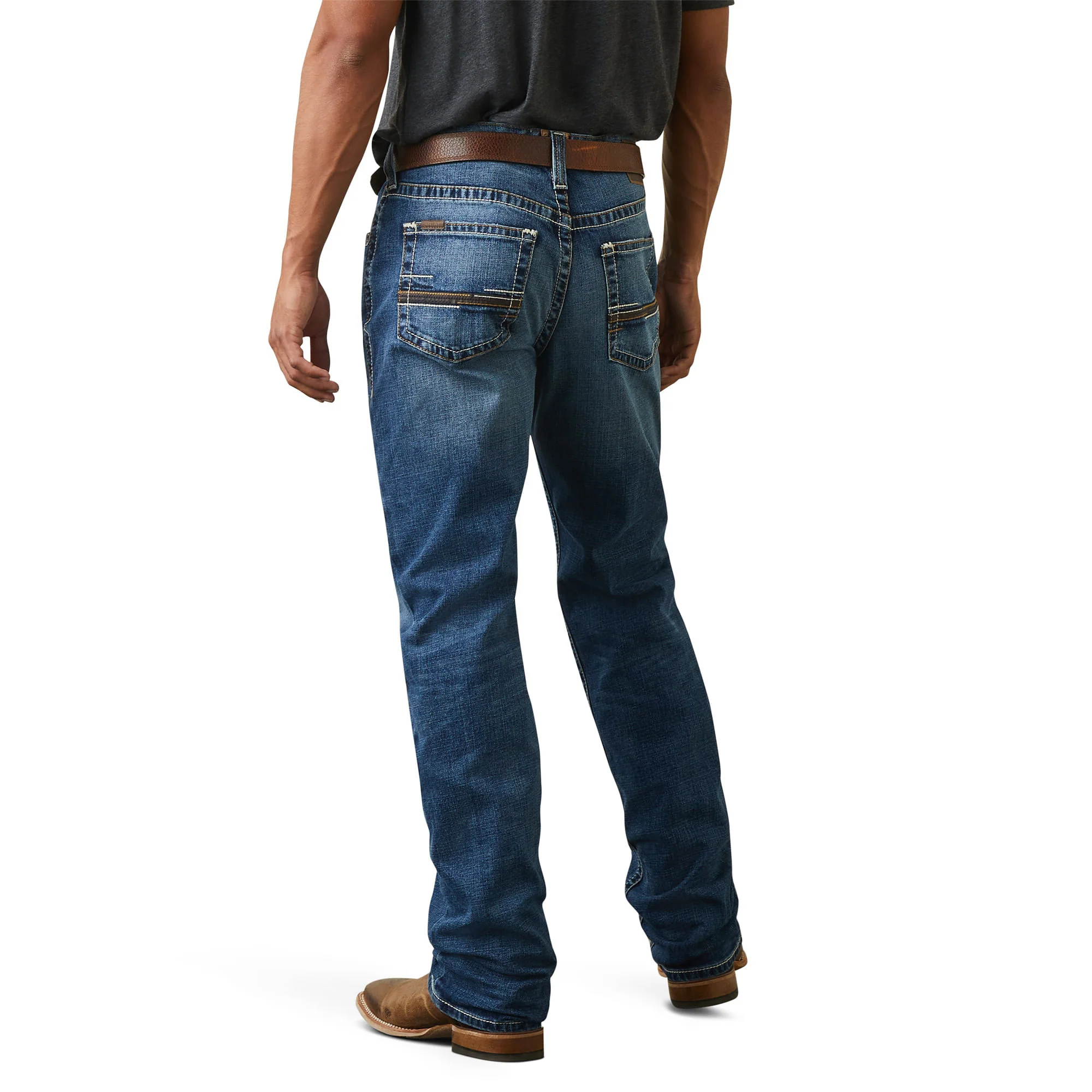 Ariat Mens M4 Relaxed Ranger Straight Jeans - Image 2