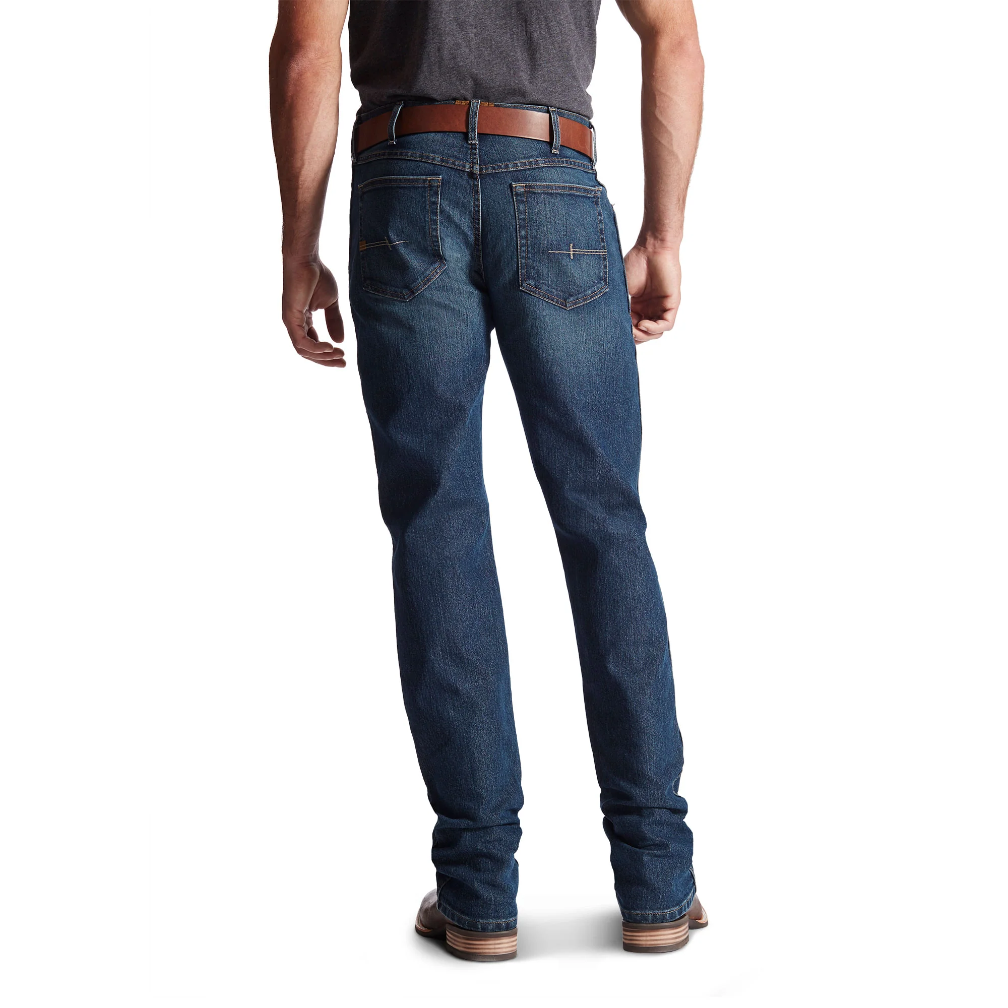 Ariat Rebar M4 Relaxed DuraStretch Basic Boot Cut Jeans - Image 2