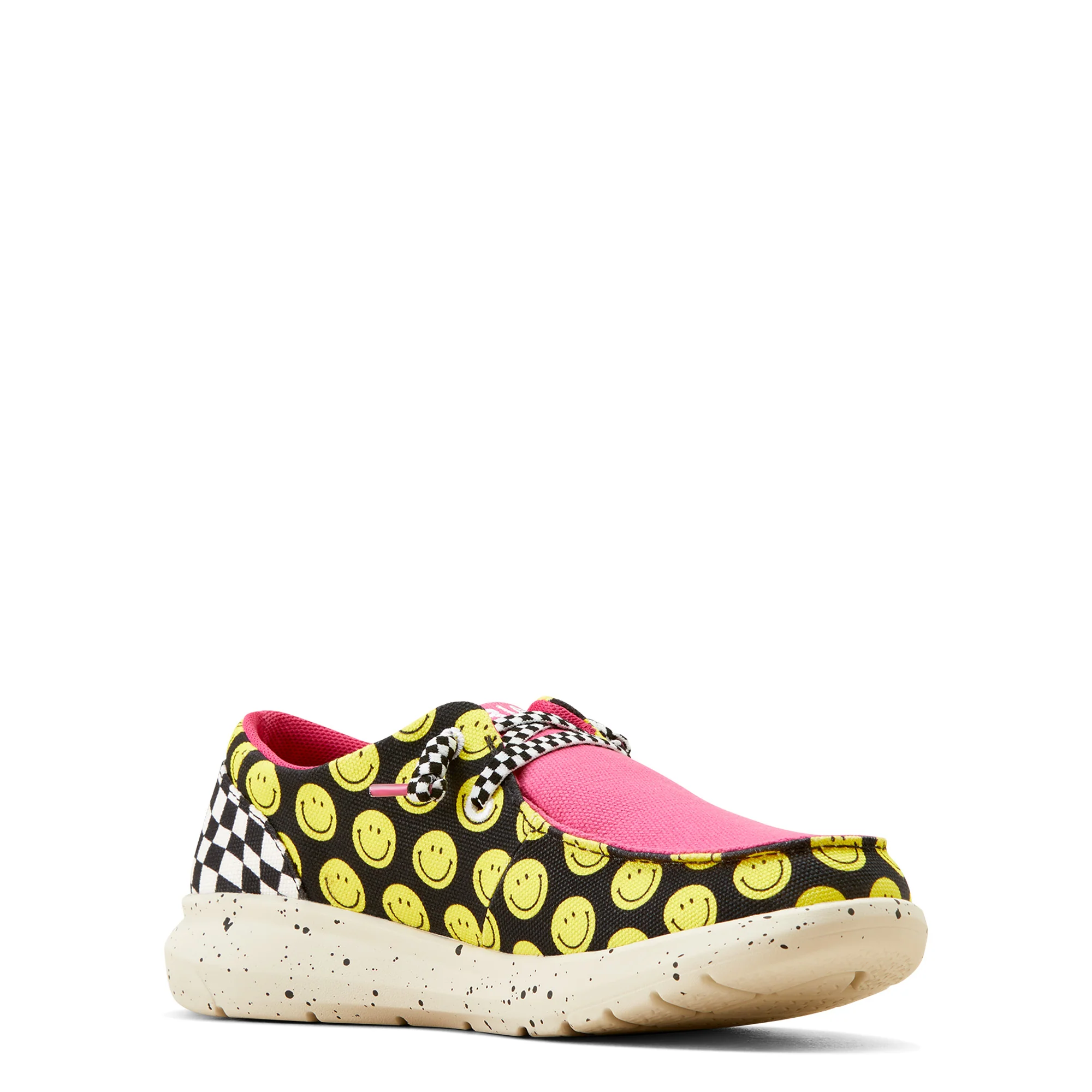 Ariat Womens All Smiles Hot Pink Casual Shoes - Image 3