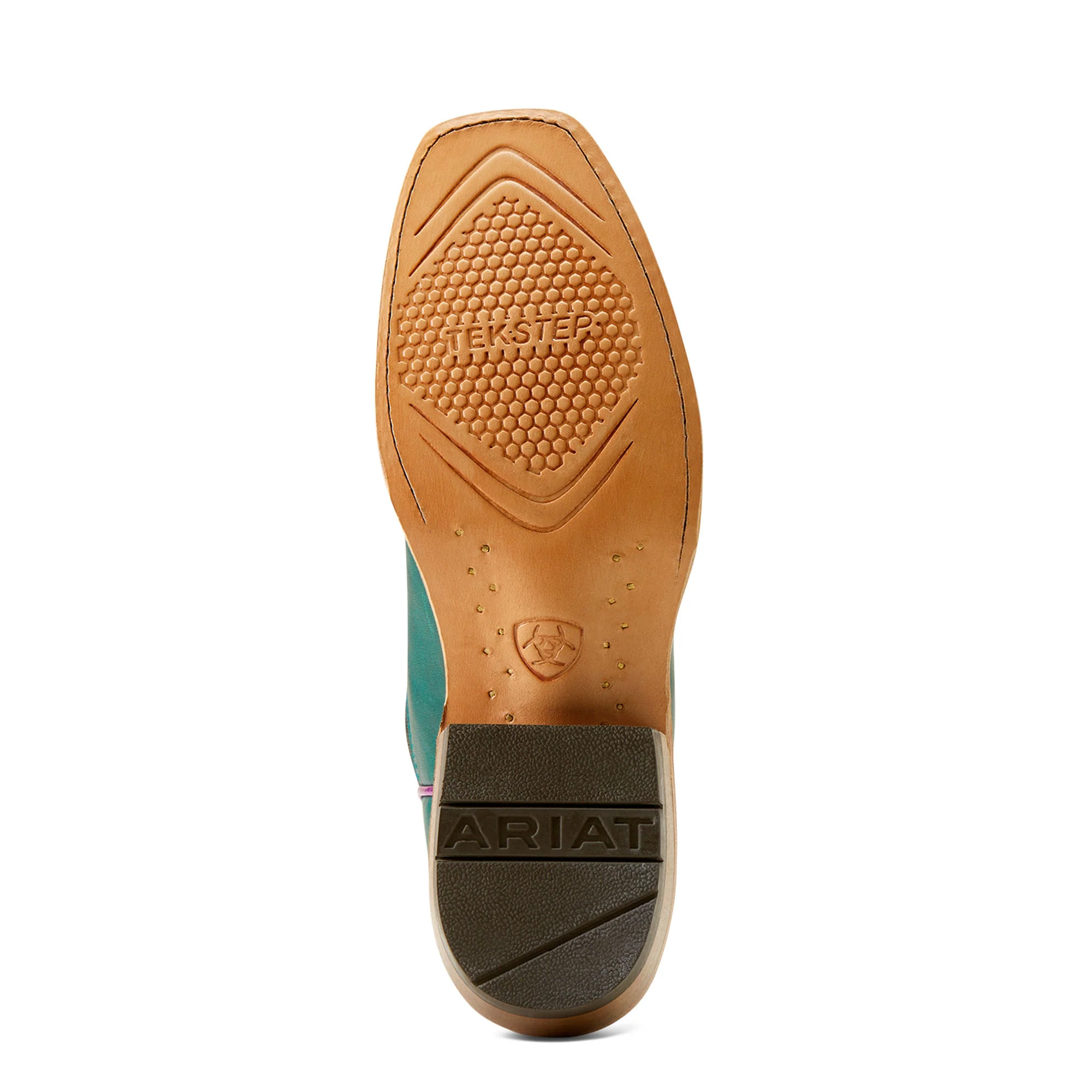 Ariat Womens Black and Turquoise Inlay Futurity Boots - Image 3