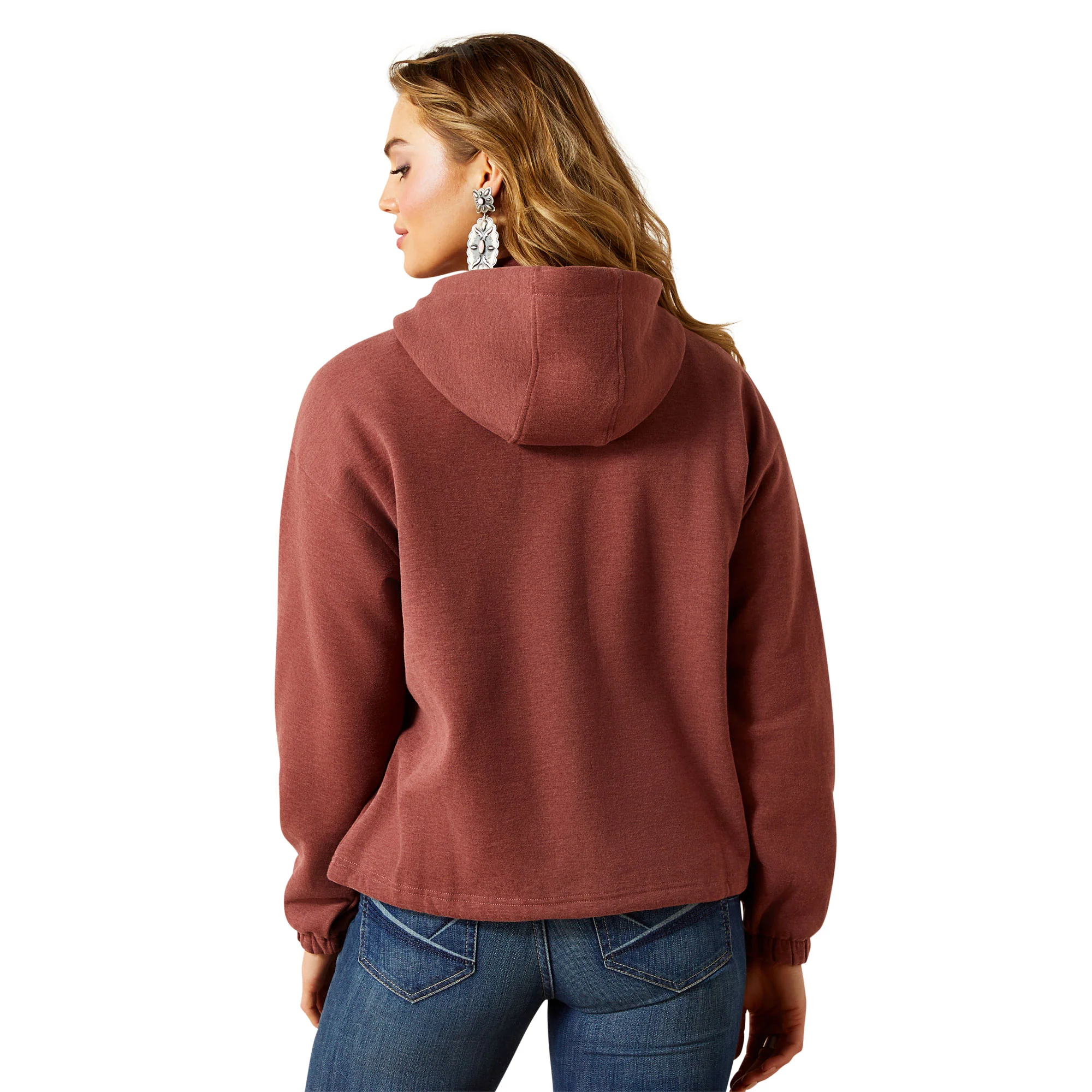 Ariat Womens Burnt Russet Western Sweater - Image 2