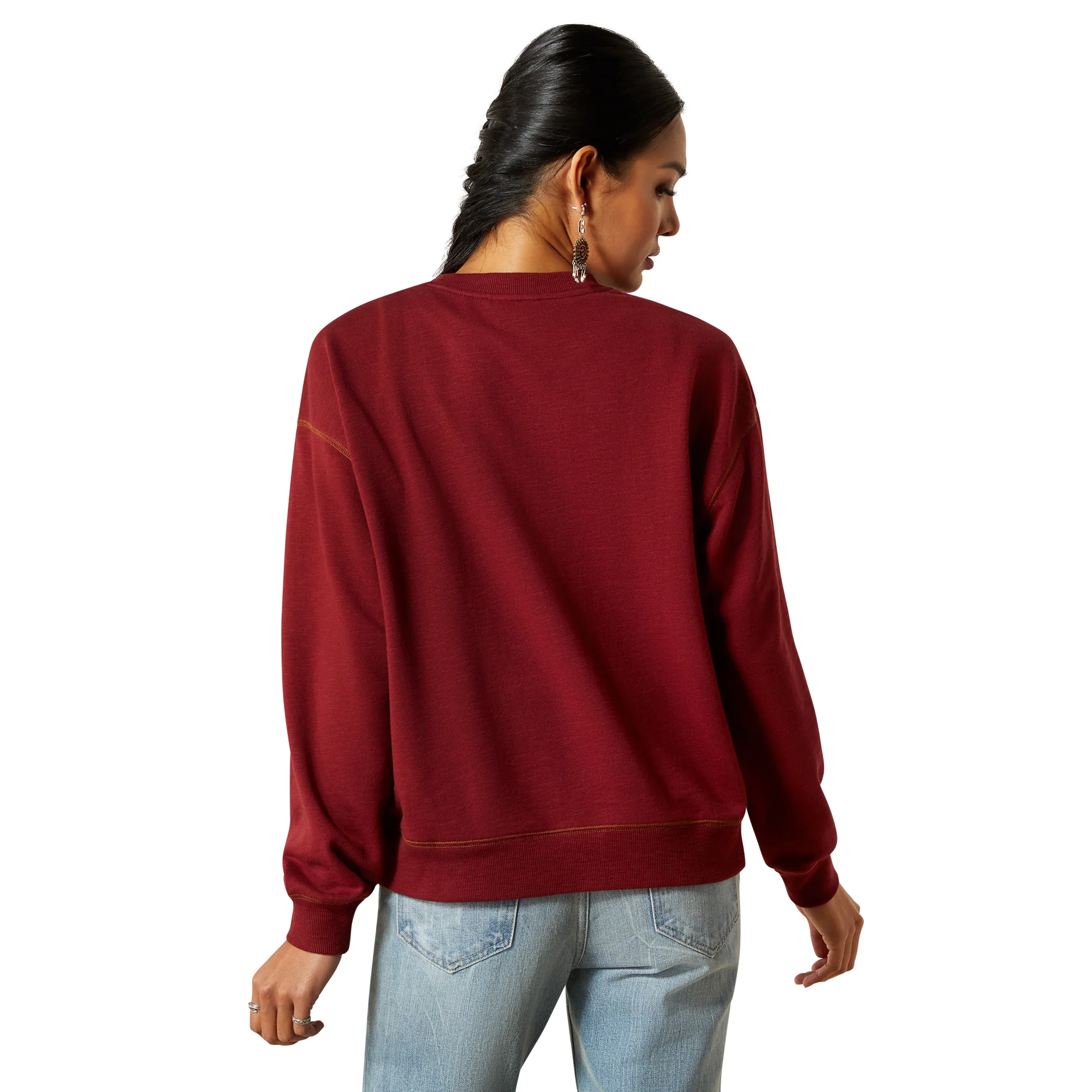 Ariat Womens Cabernet Lasso Sweatshirt - Image 2