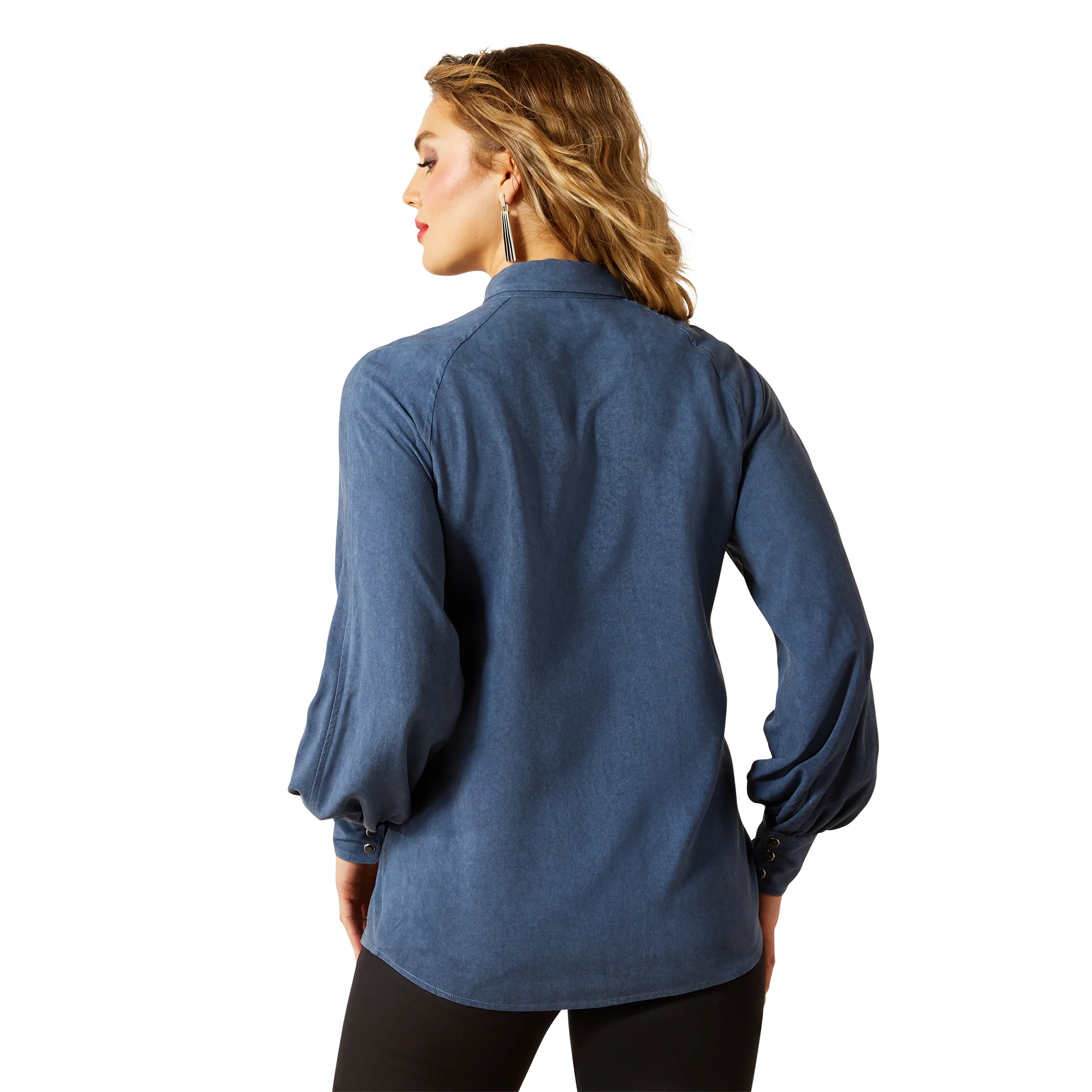 Ariat Womens Dark Denim Juniper Shirt - Image 2