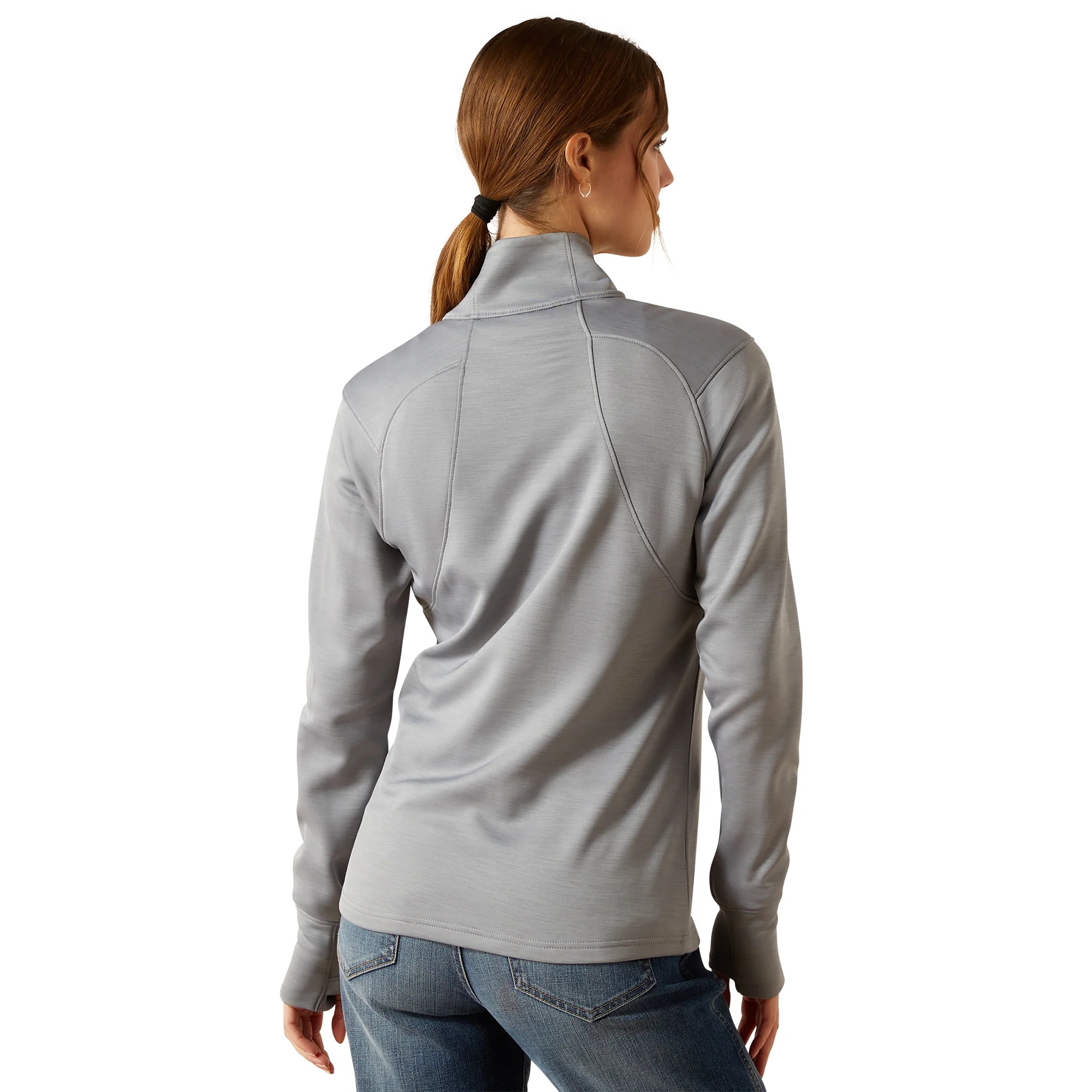 Ariat Womens Heather Team EQ 1/2 Zip Pullover - Image 2