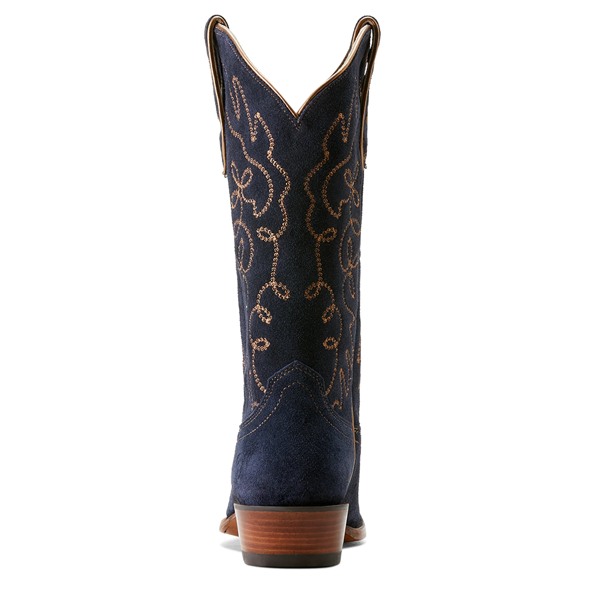 Ariat Womens Jukebox Blue Suede Boots - Image 2