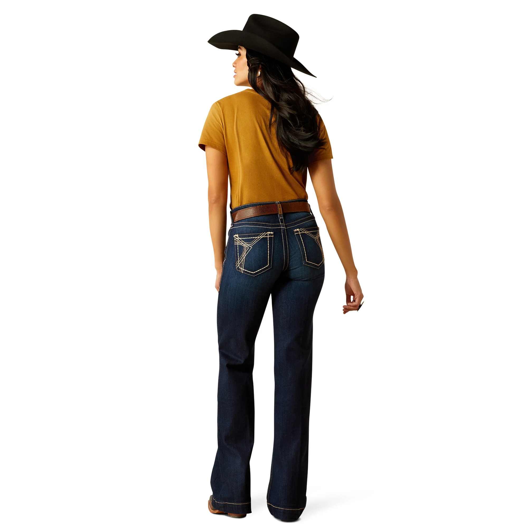 Ariat Womens Mid Rise Lizzie Trouser Jeans - Image 2