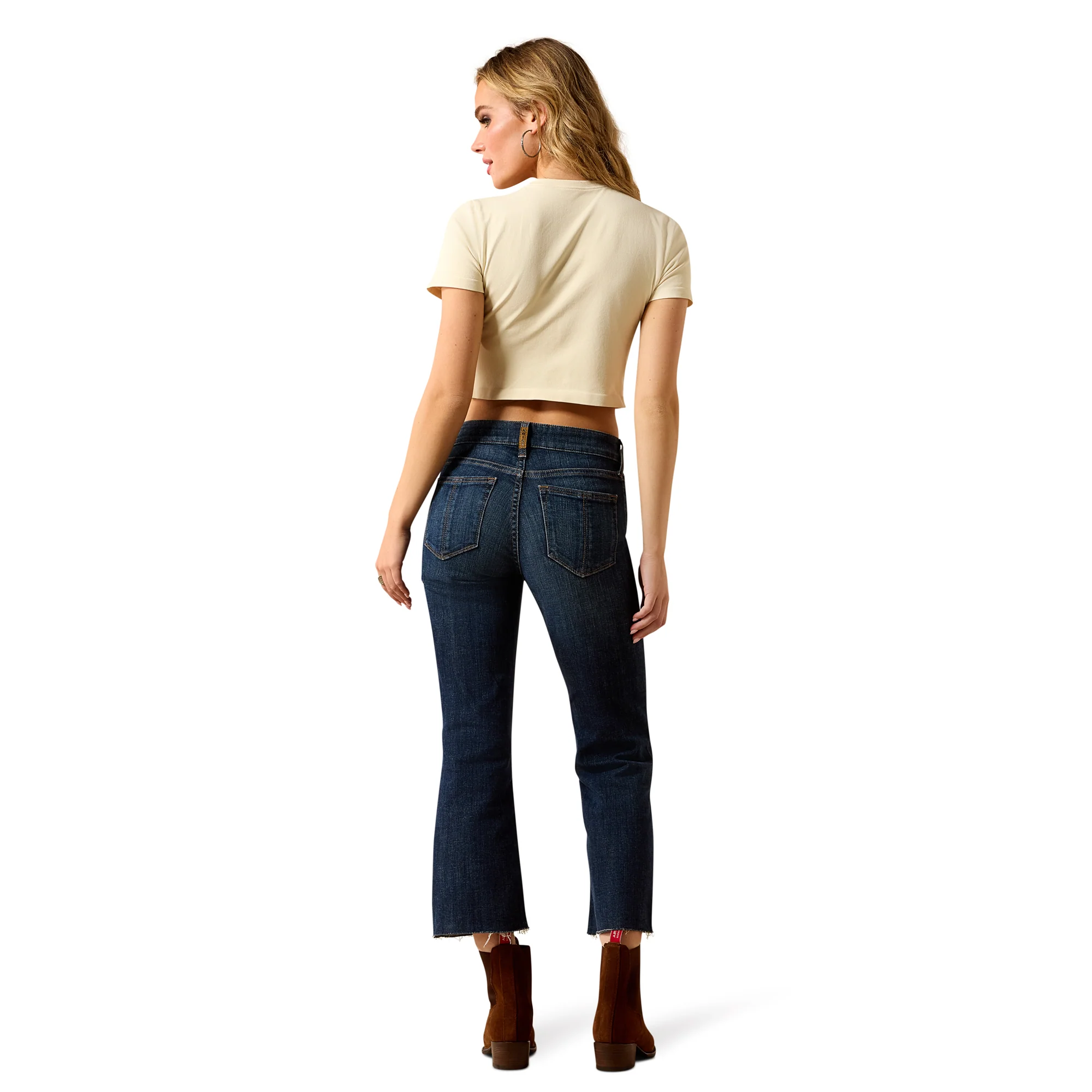 Ariat Womens Perfect Rise Lucy Kick Flare Jeans - Image 2