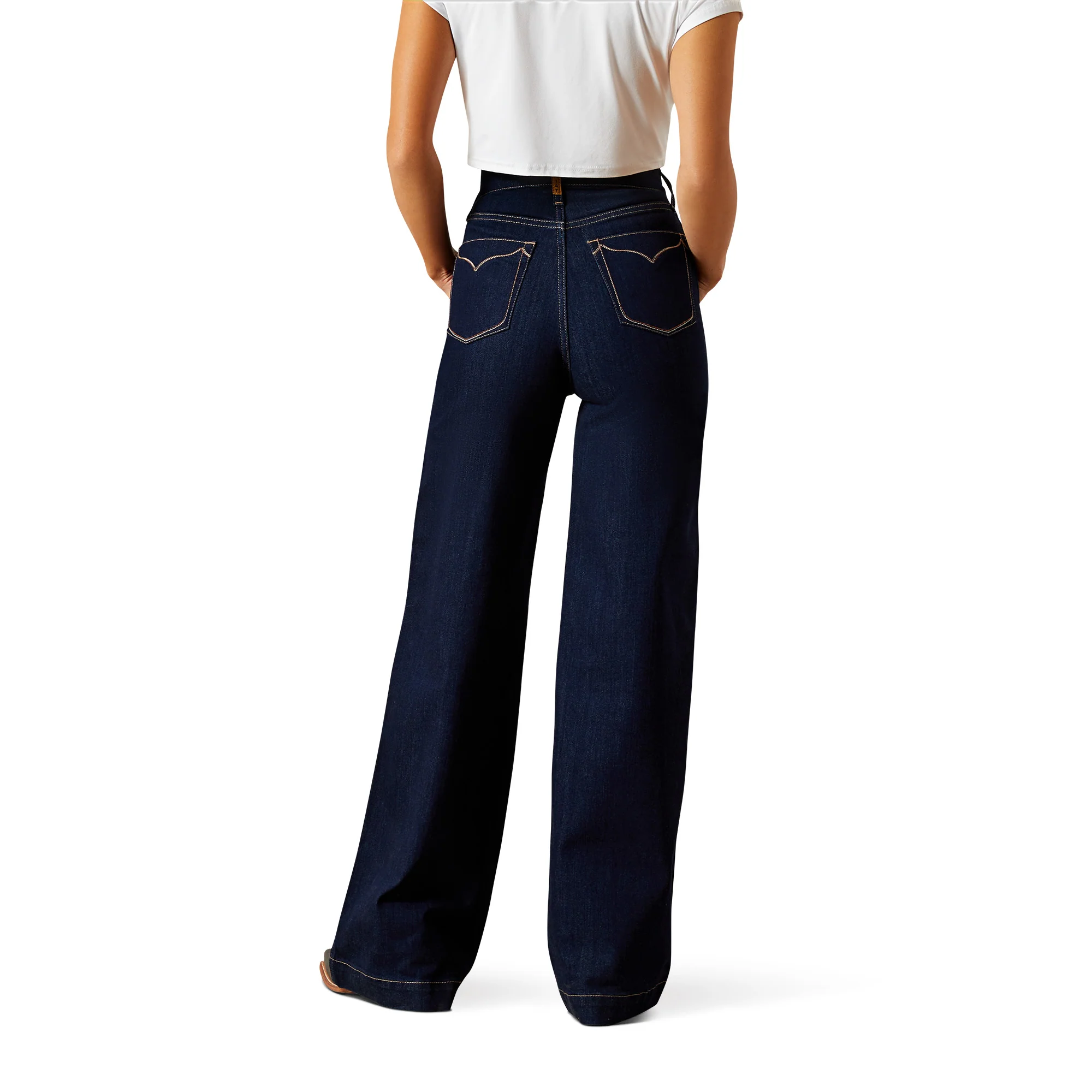 Ariat Womens Ultra High Rise Veronica Wide Leg Jeans - Image 2
