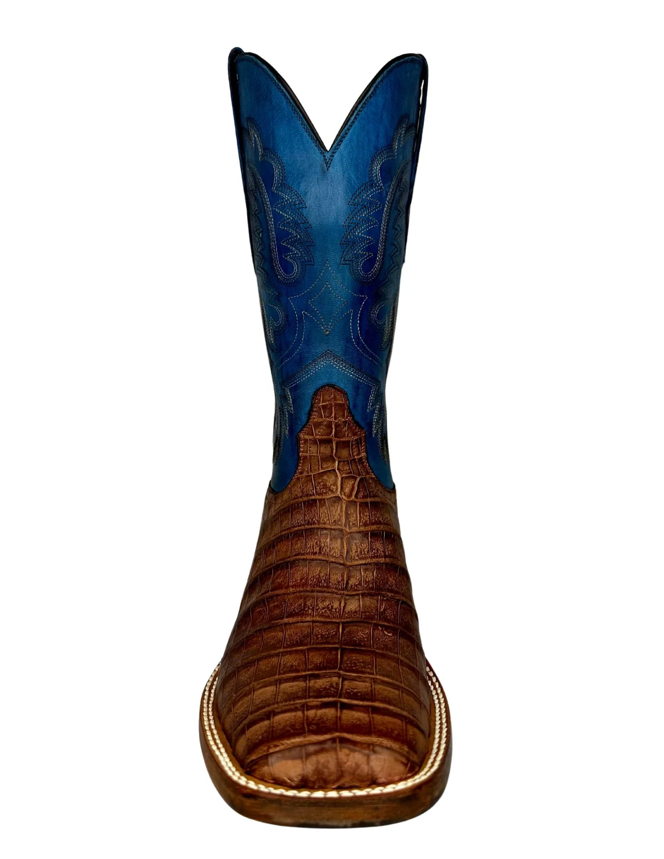Black Jack Barnwood Caiman Crocodile Belly - Image 3