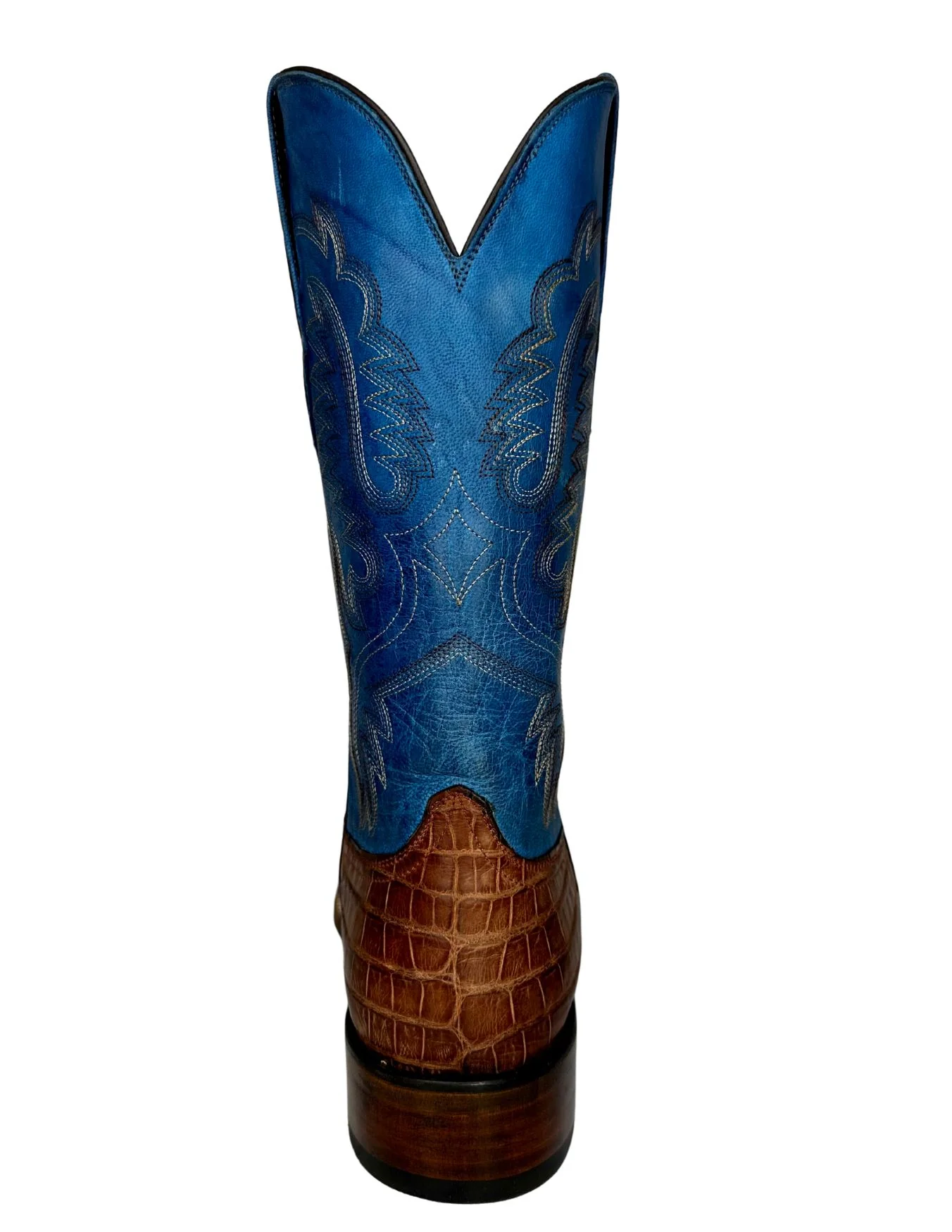 Black Jack Barnwood Caiman Crocodile Belly - Image 4
