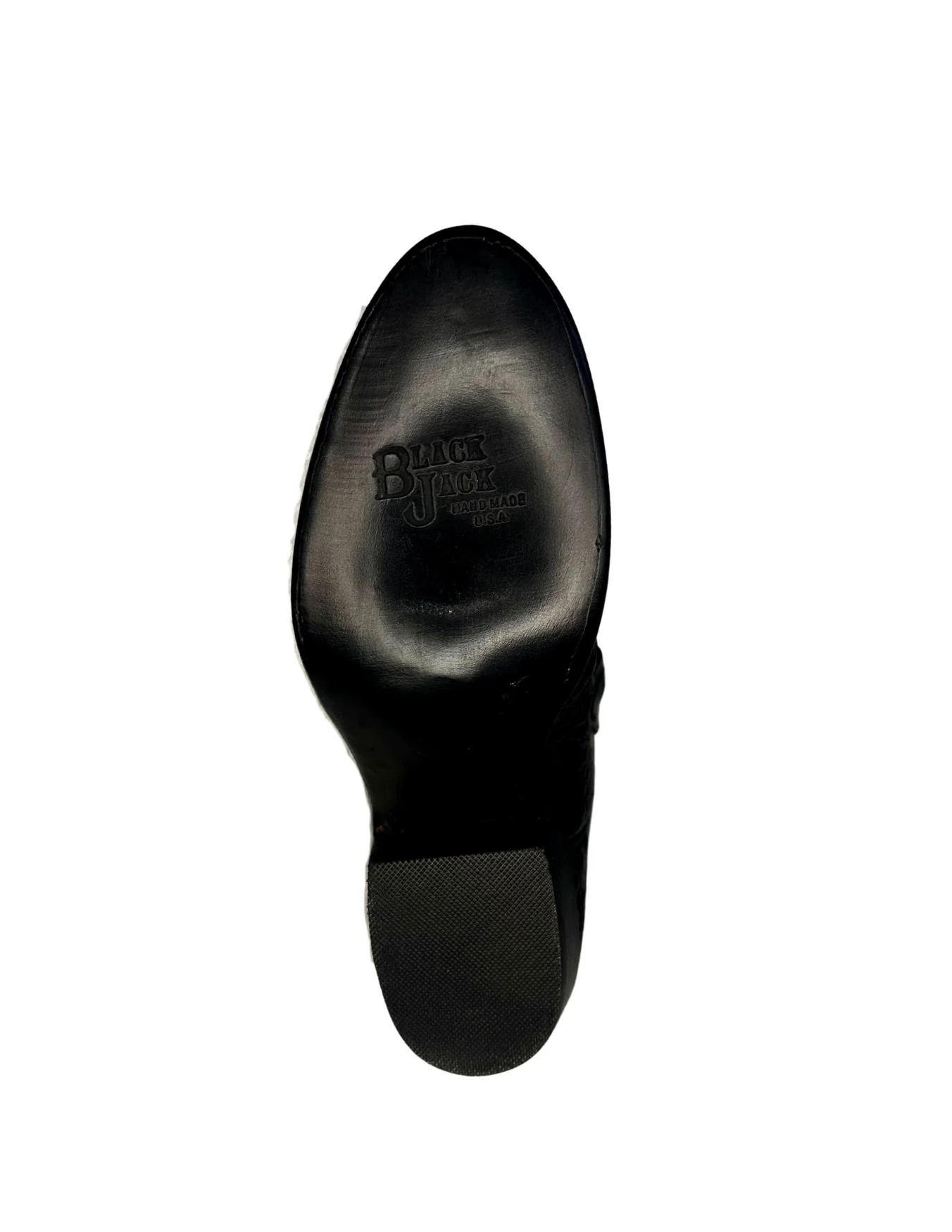 Black Jack Mens Black Cherry Caiman Belly Boots - Image 4