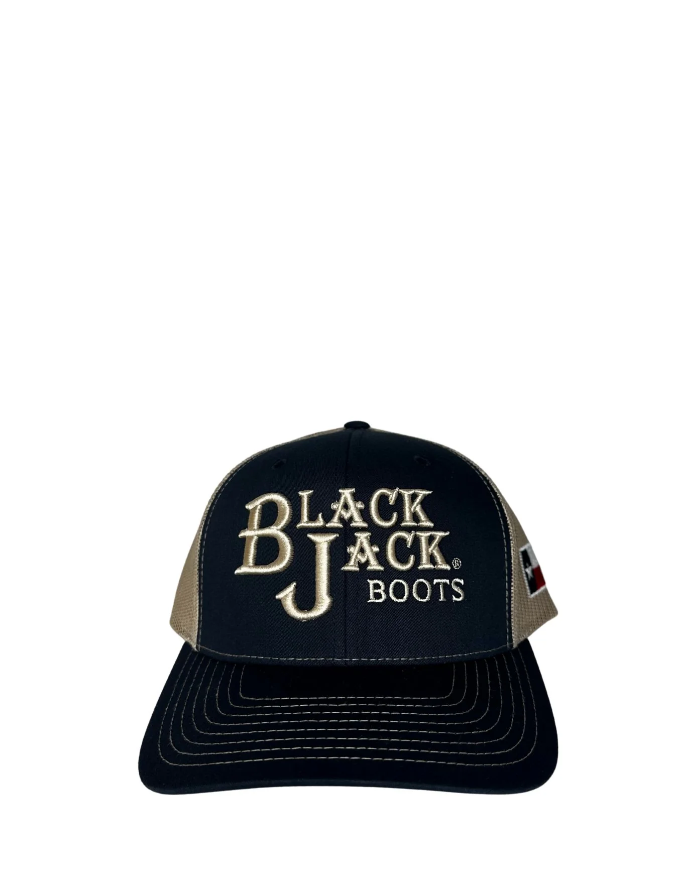 Black Jack Mens Navy Logo Cap - Image 2