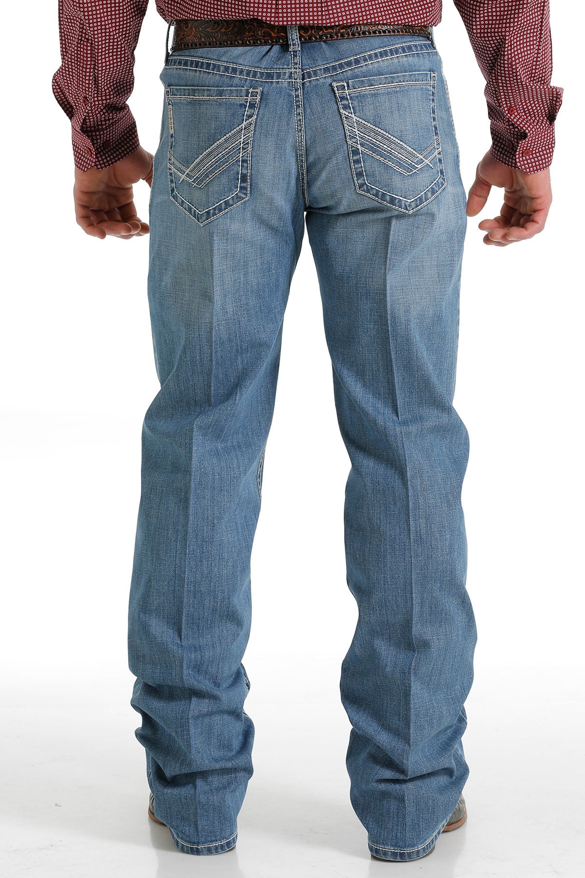 Cinch Mens Grant Medium Stonewash Jeans - Image 2