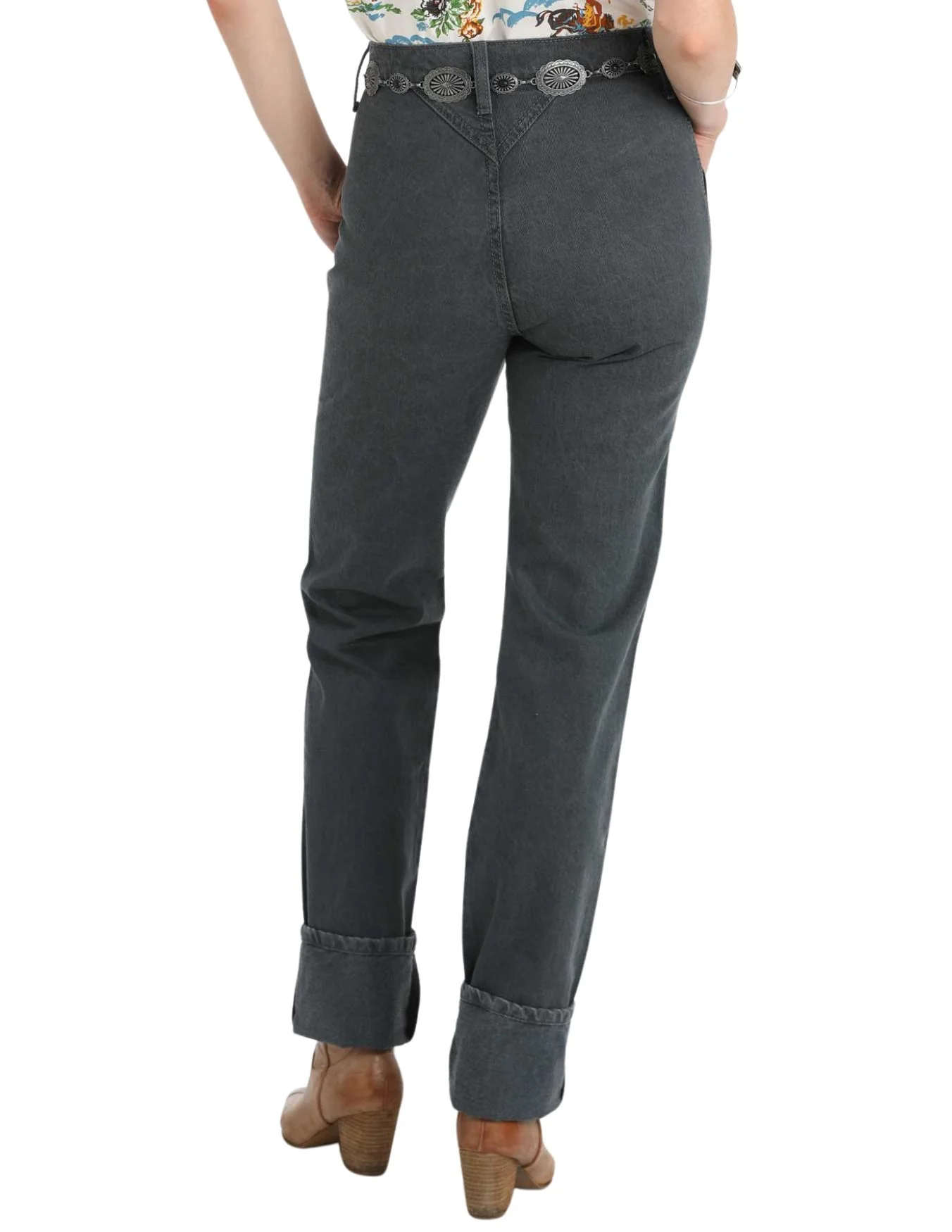 Cinch Womens Grey Quinn Bareback Jeans - Image 2