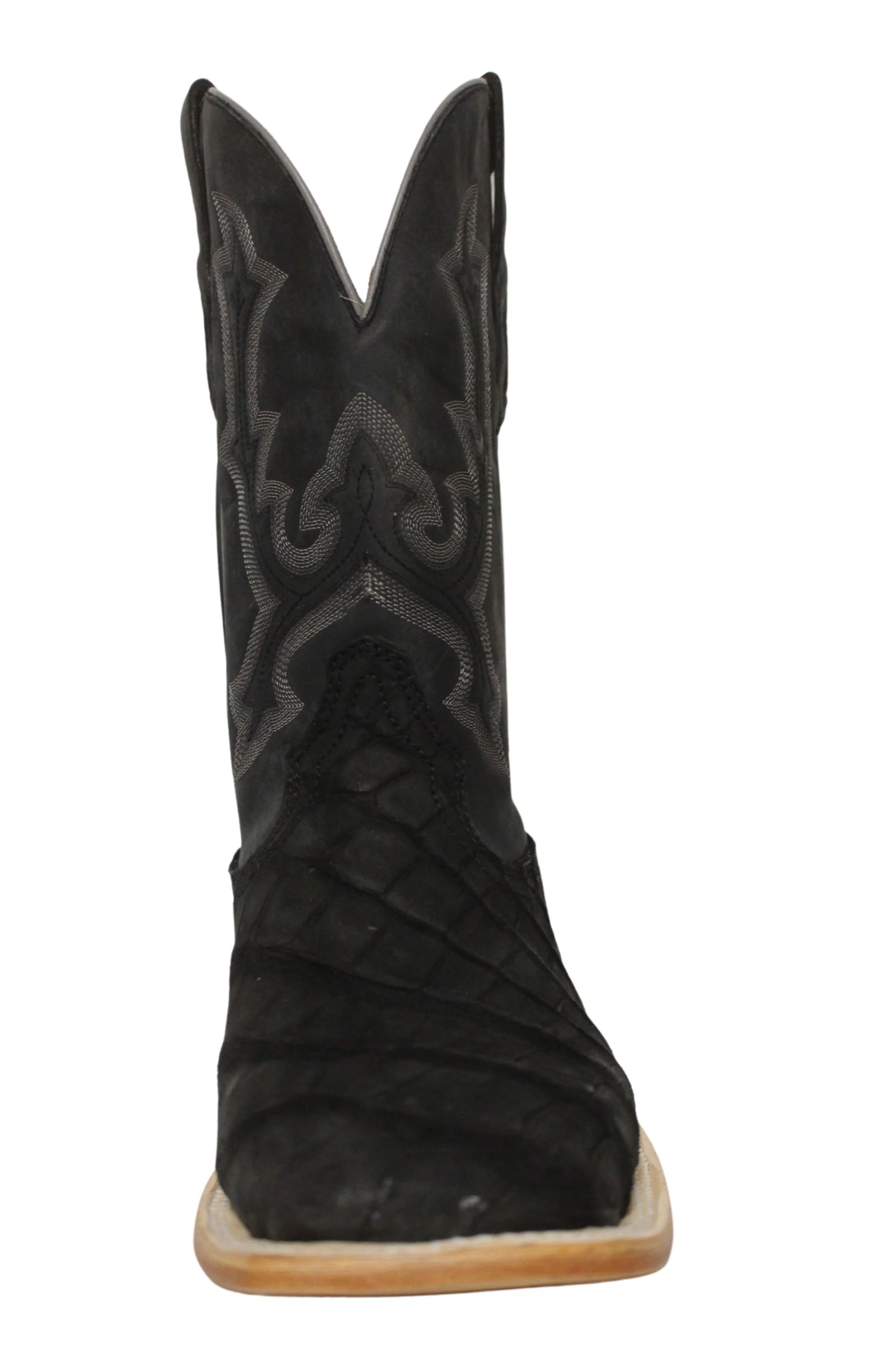 Corral Mens Black Alligator Square Toe Boots - Image 3
