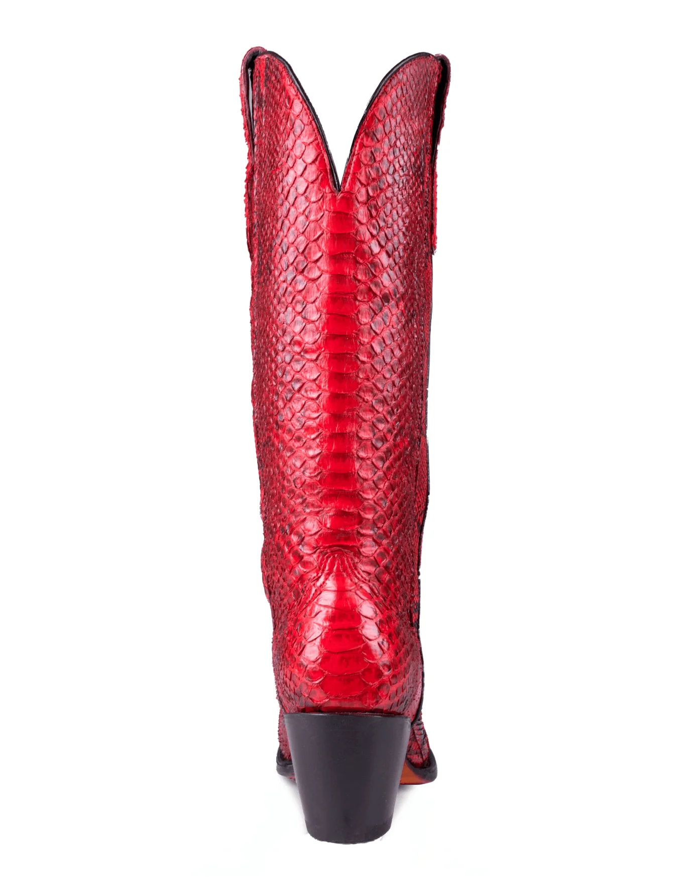 Corral Womens Red Python Tall Boots - Image 3
