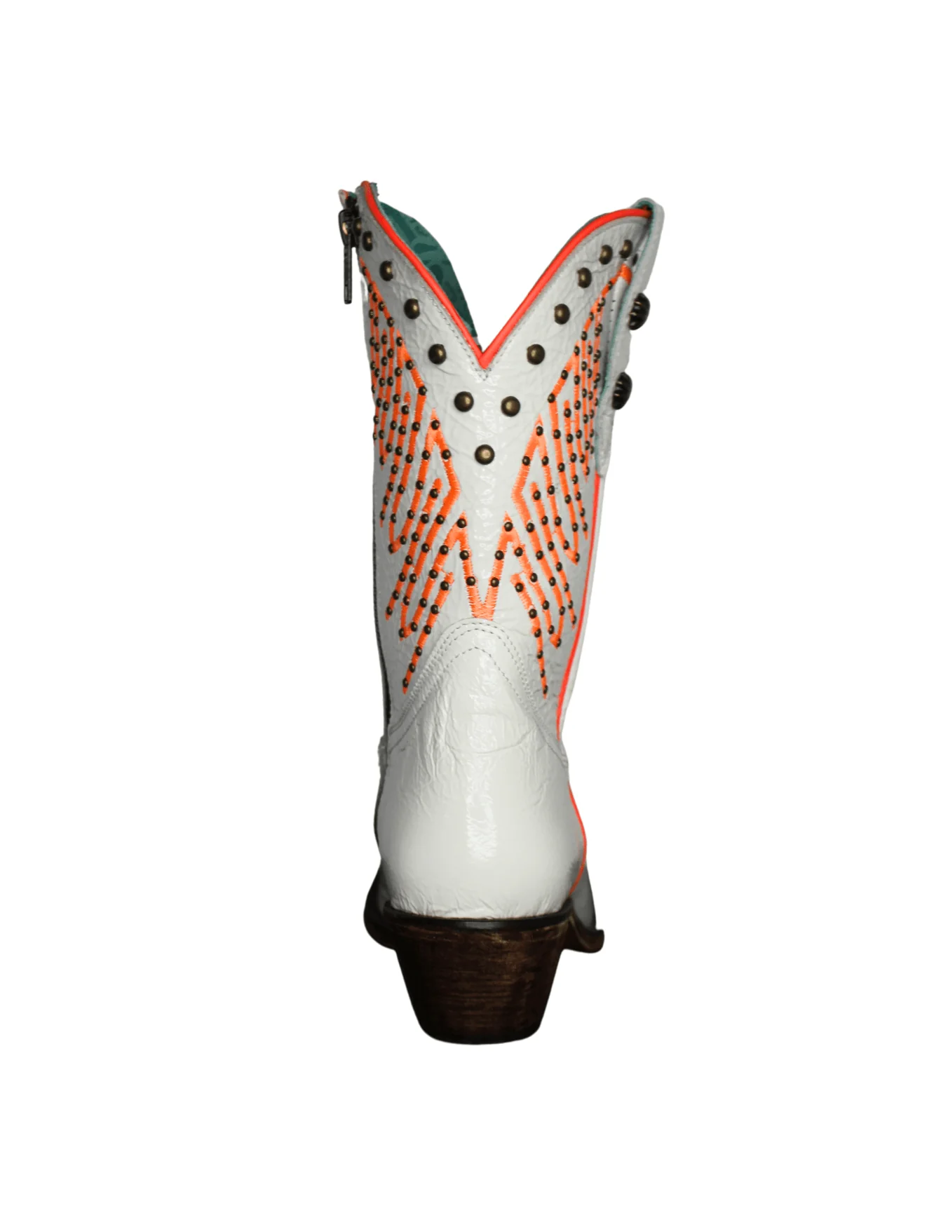 Corral Womens White Neon Fluorescent Boots - Image 2