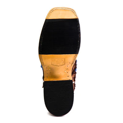 Horse Power Mens Royal Blue Sinsation Cigar Big Bass Boots - Image 4