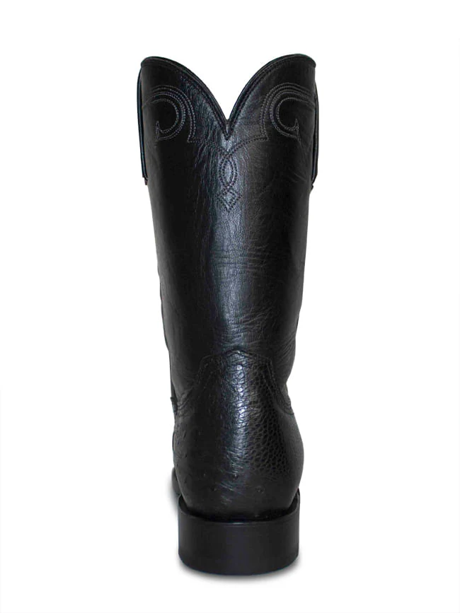 Men's Lucchese Black Caiman Tail Roper - Image 3