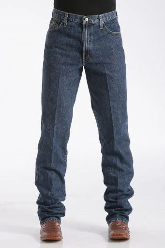 Mens Relaxed Fit Green Label Jeans Dark Stonewash - Image 2