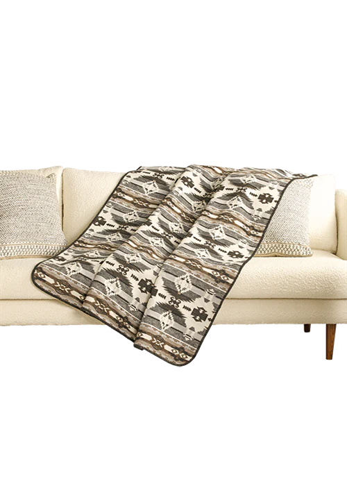 Panhandle Jacquard Berber Lined Blanket