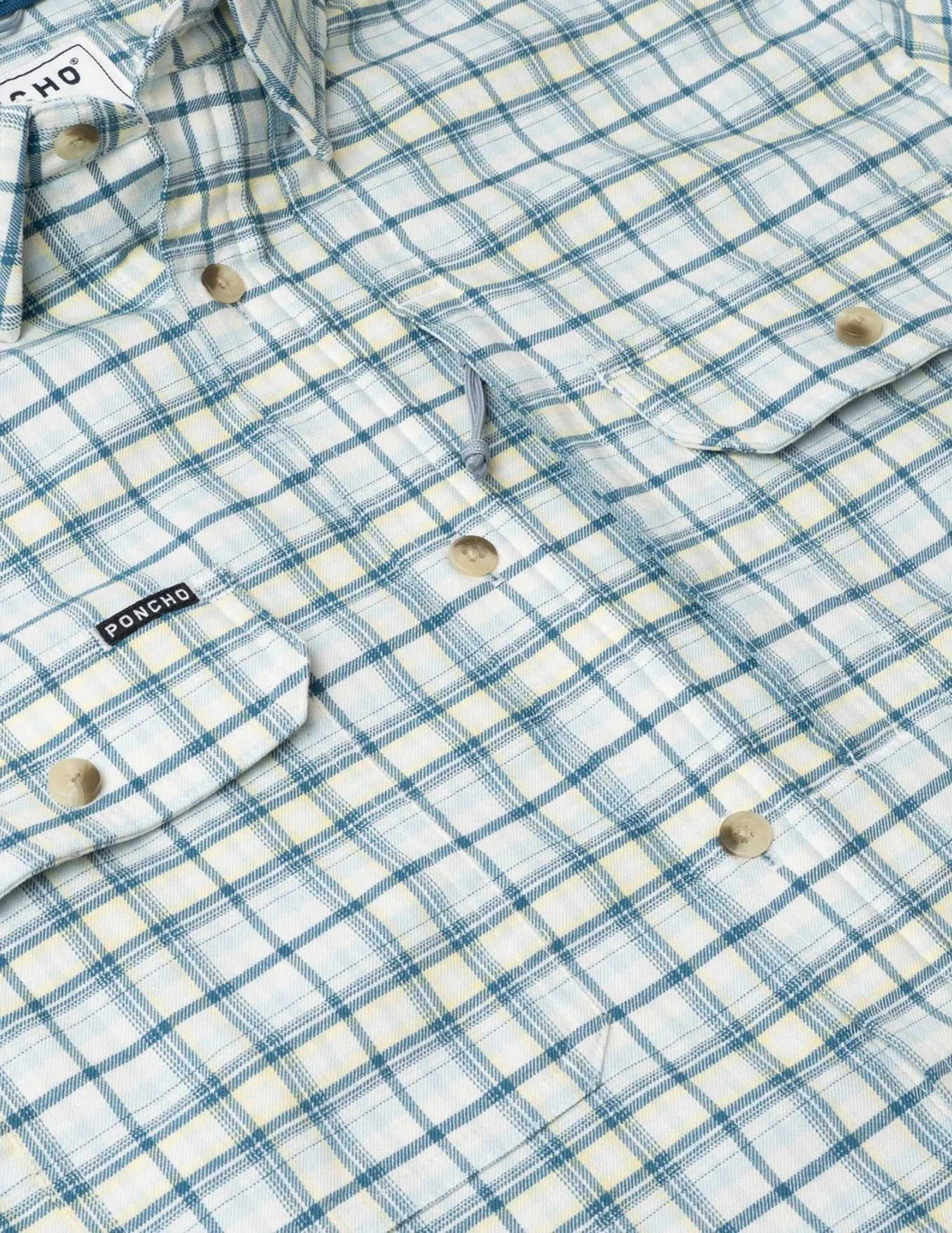 Poncho Mens The Bar Harbor Long Sleeve Shirt - Image 3