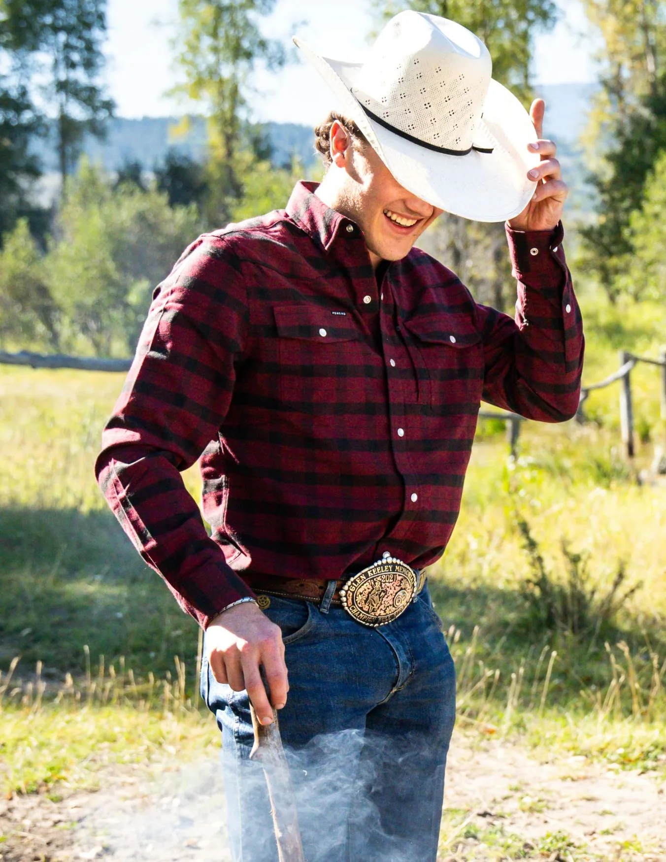 Poncho Mens The Casper Long Sleeve Shirt - Image 3