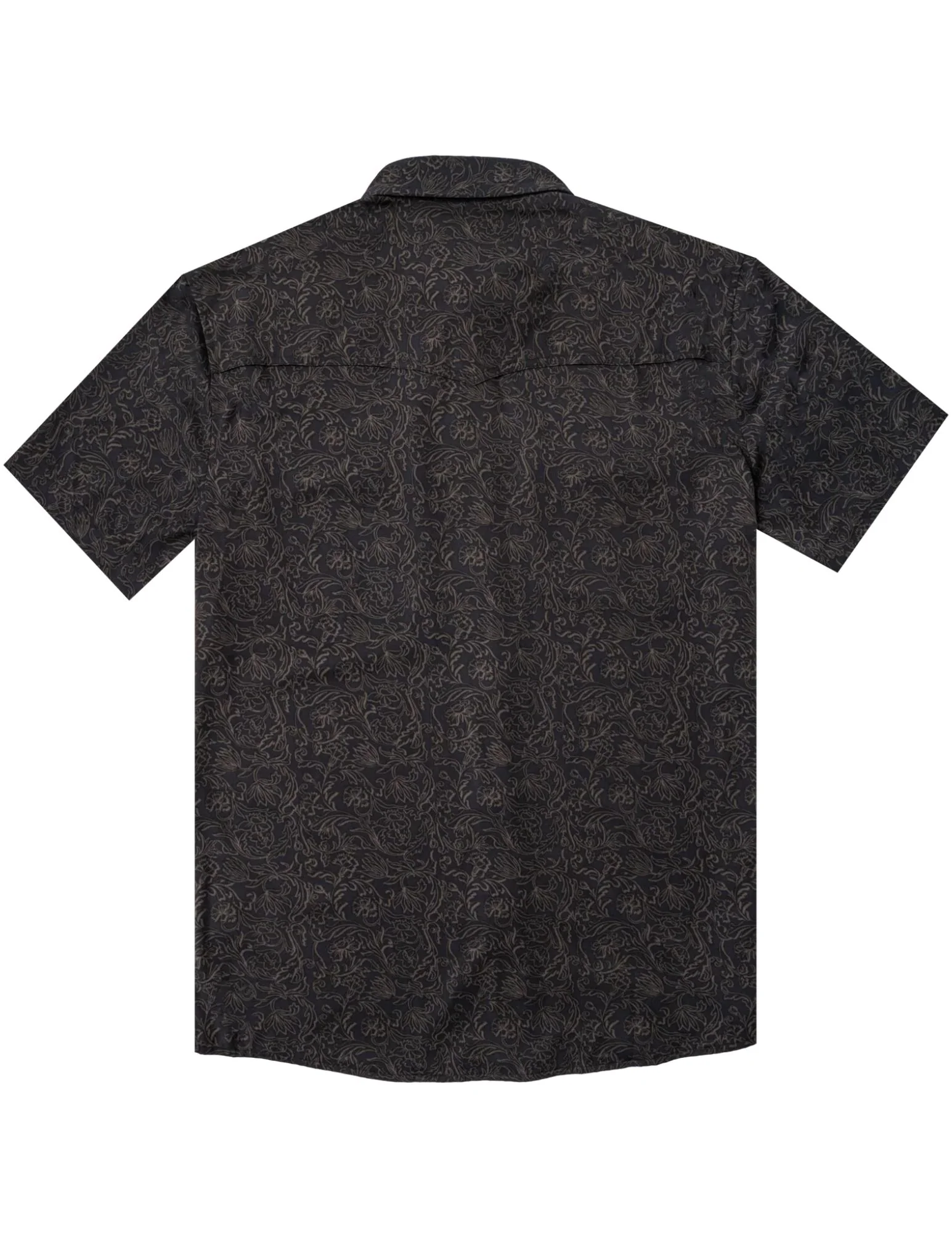 Poncho Mens The John Coffee Short Sleeve Shirt - Image 3