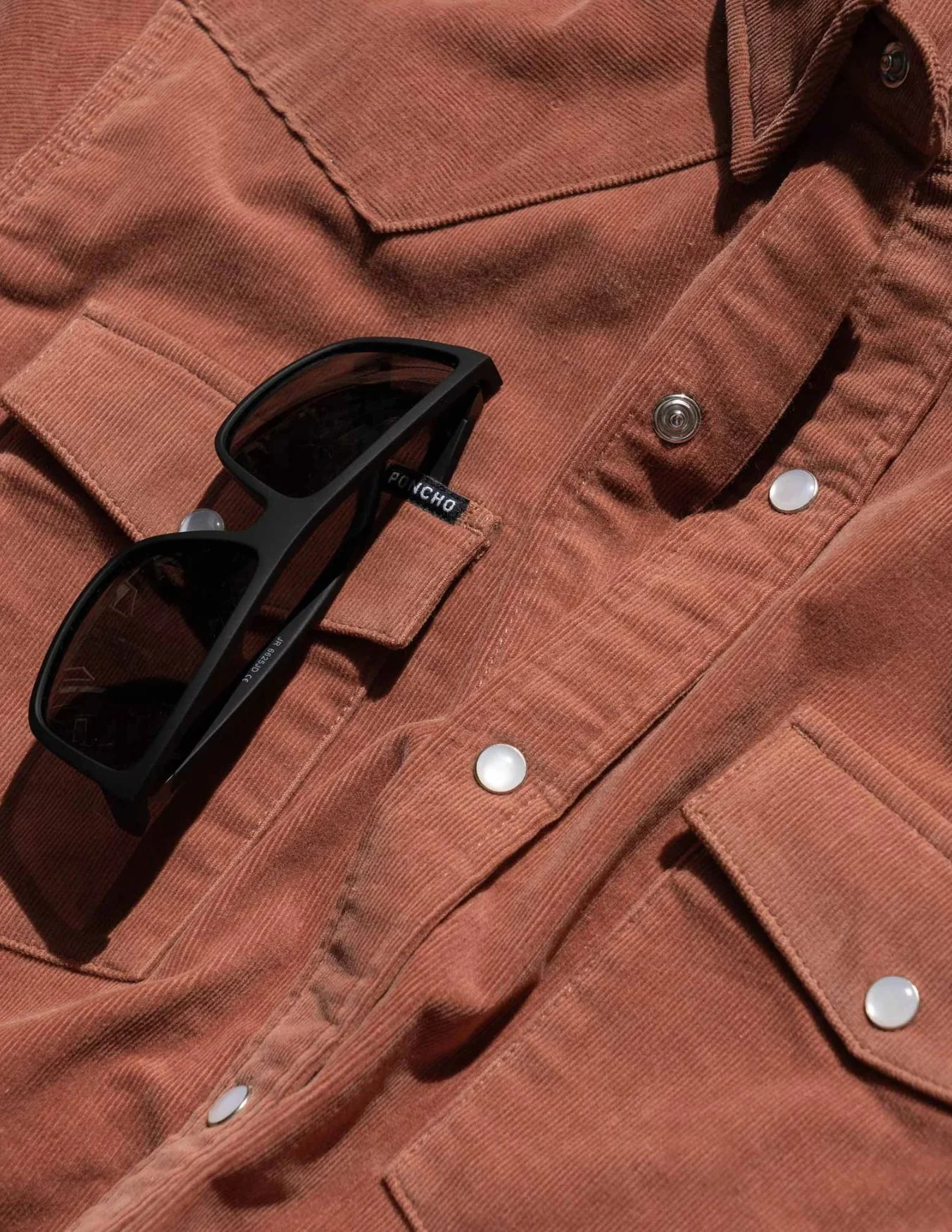 Poncho Mens The Red Bud Long Sleeve Shirt - Image 3