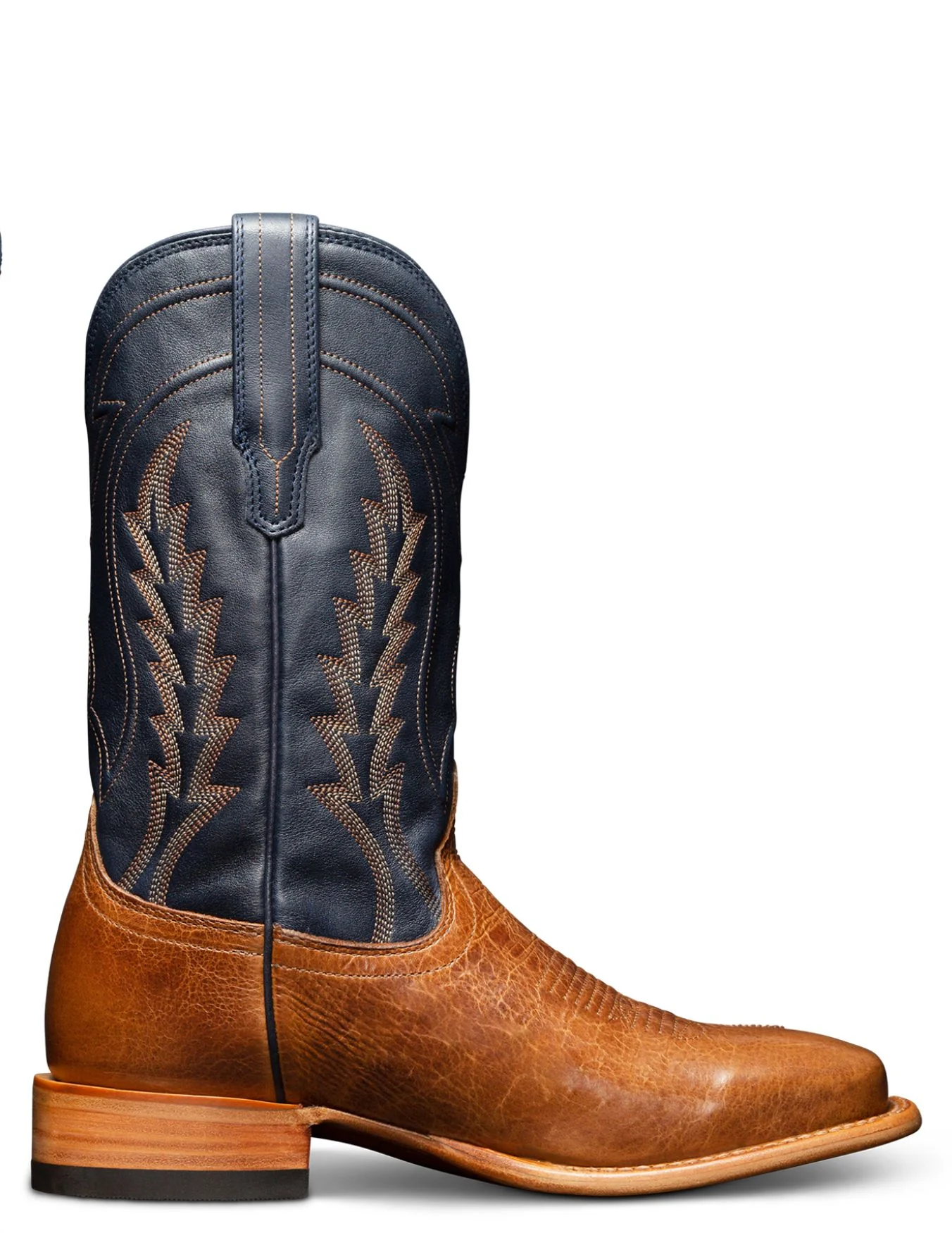 Tecovas Mens The Doc Tan Bison Boots - Image 4