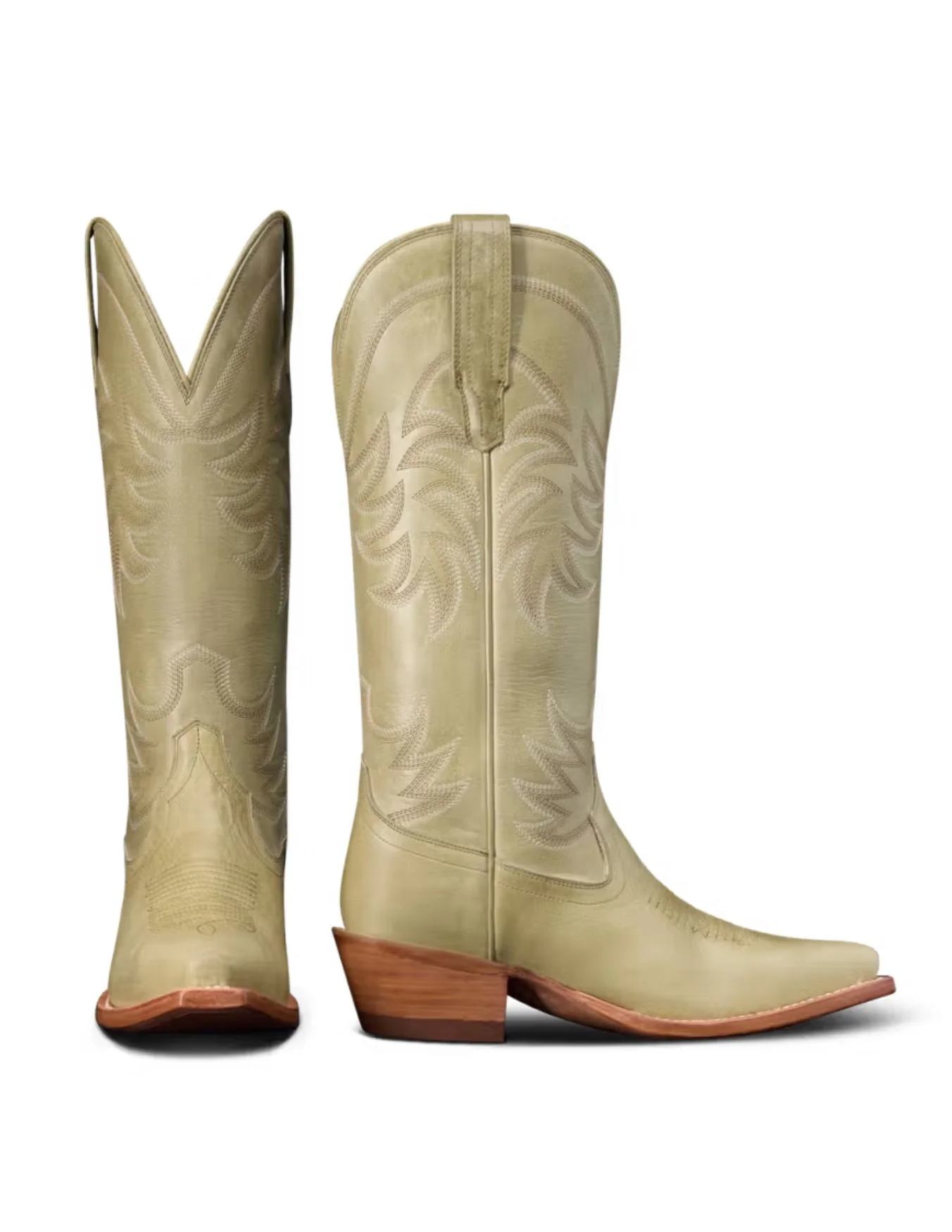 Tecovas Womens The Annie Light Sage Boots - Image 3