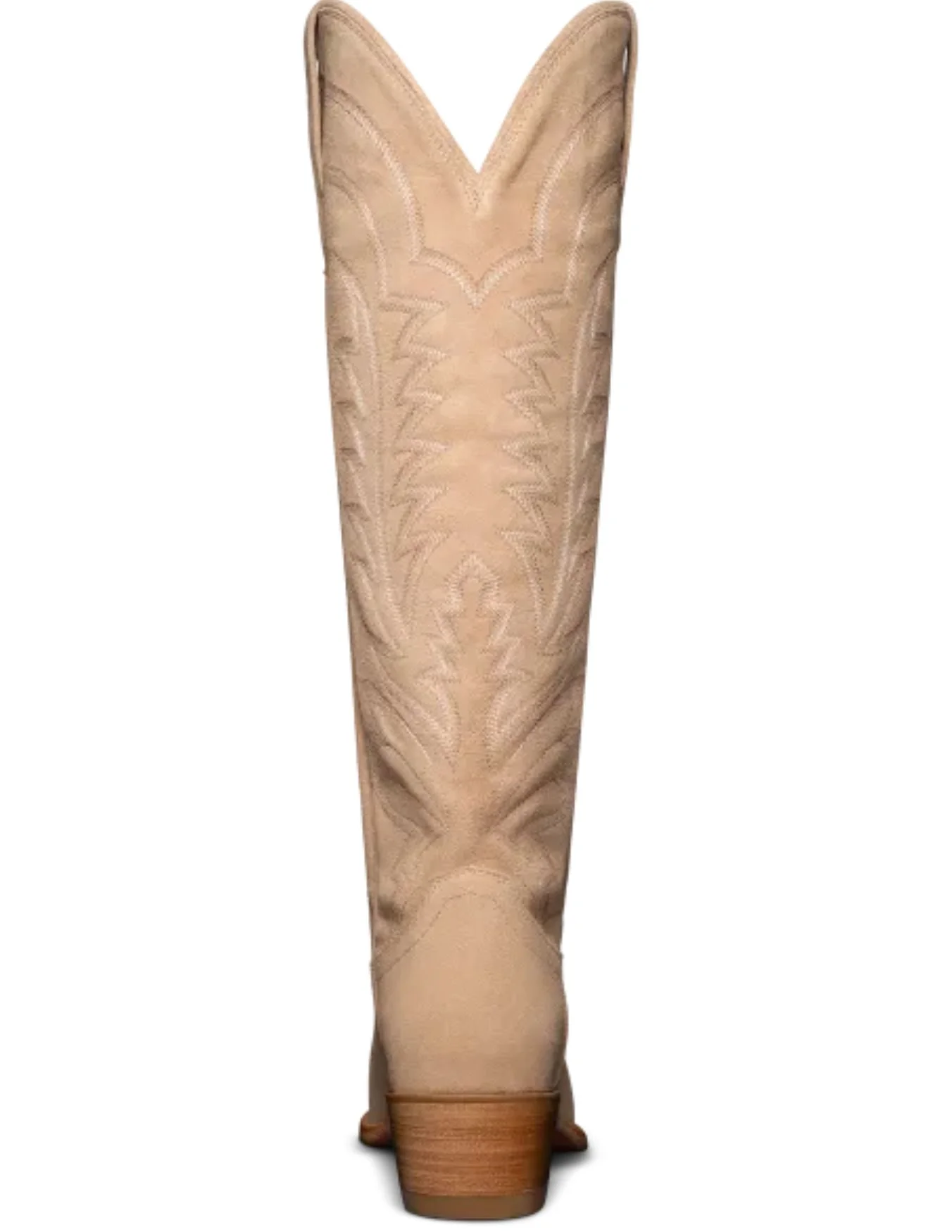 Tecovas Womens The Abby Suede Driftwood Boots - Image 3