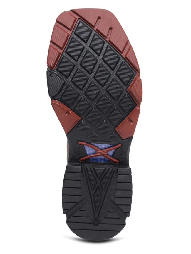 Twisted X Mens Brown And Tan Alloy Toe Work Boots - Image 4