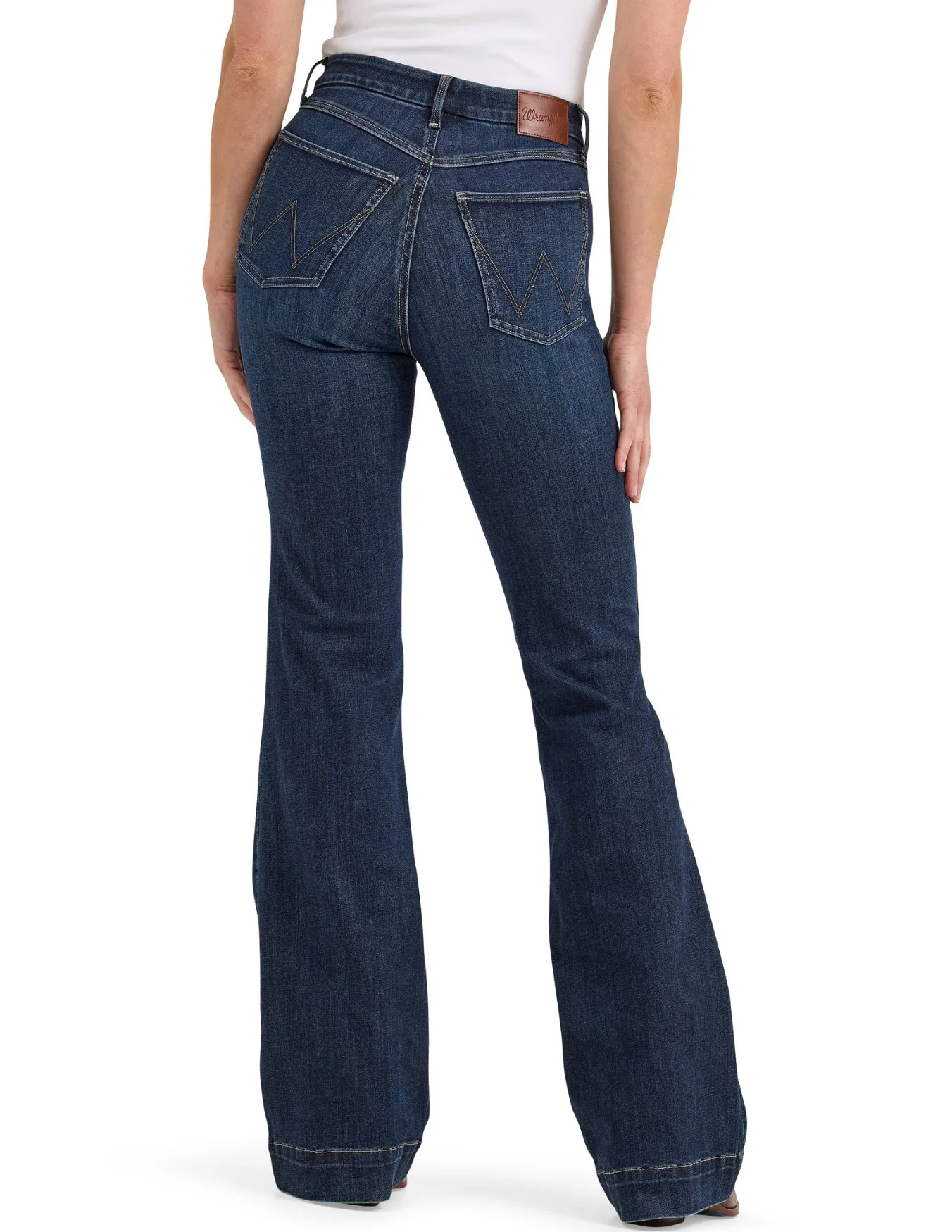 Wrangler Womens Dark Wash Bespoke Trouser Jeans - Image 2