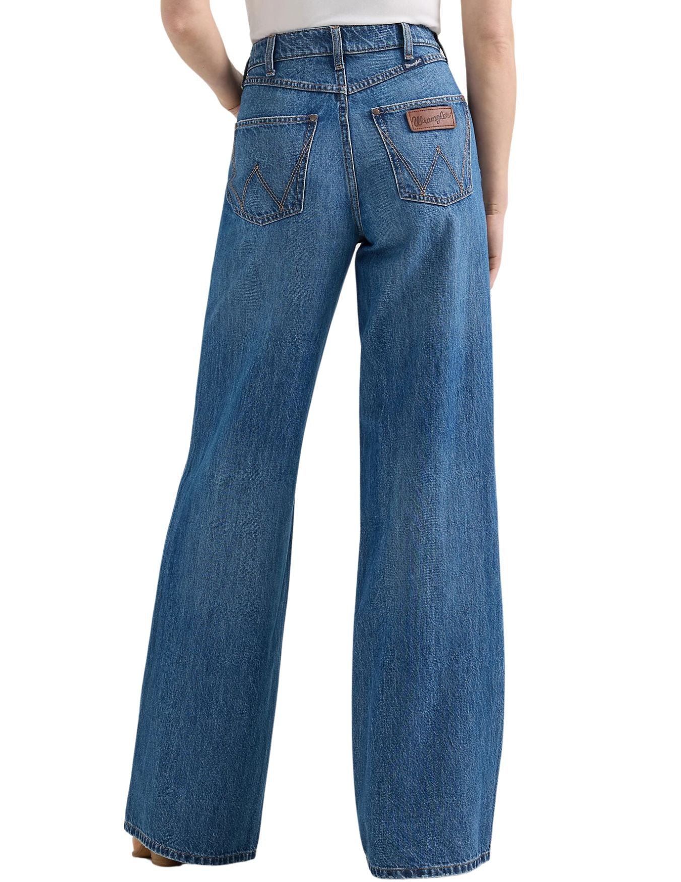 Wrangler Womens Wide Leg Jeans - Image 2